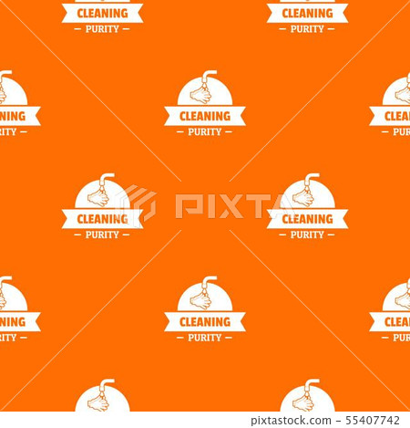 Cleaning purity pattern vector orange Cleaning purity pattern vector orange 55407742
