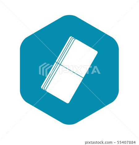 Eraser icon, simple style 55407884