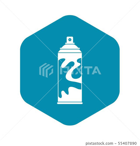 Colored spray icon, simple style - Stock Illustration [55407890] - PIXTA