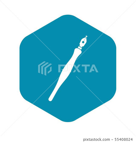 Fountain pen icon, simple style Fountain pen icon, simple style 55408024