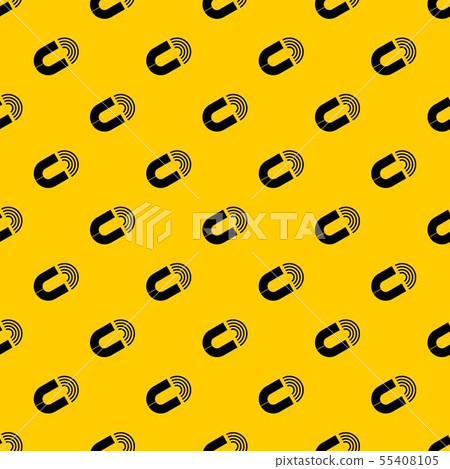 Horseshoe magnet pattern vector 55408105
