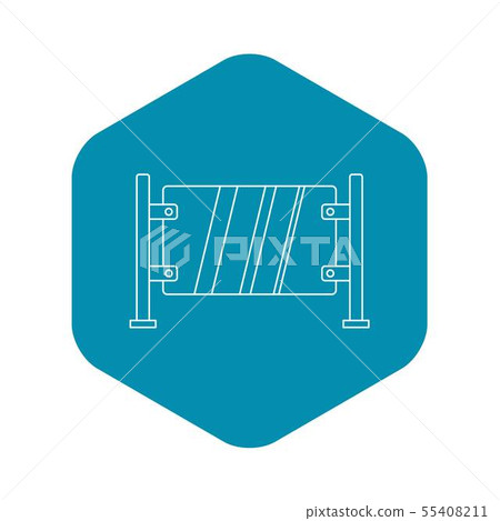 Glass gate icon, outline style Glass gate icon, outline style 55408211
