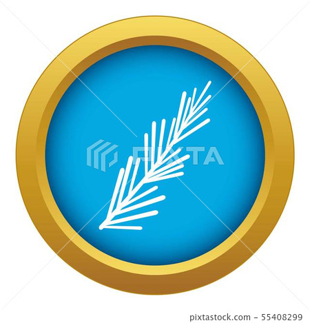 Rosemary spice icon blue vector isolated Rosemary spice icon blue vector isolated 55408299