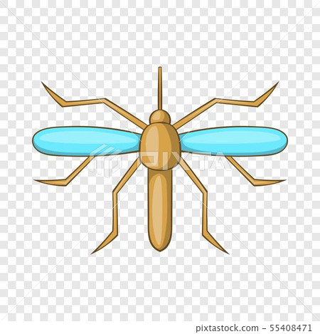 Mosquito icon, cartoon style 55408471