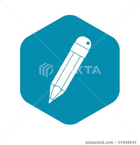 Pencil icon, simple style-插圖素材 [55408641] - PIXTA圖庫