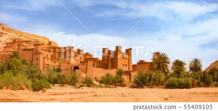 Kasbah Ait Ben Haddou near Ouarzazate Morocco. UNESCO World Heritage Site Kasbah Ait Ben Haddou near Ouarzazate Morocco. UNESCO World Heritage Site 55409105