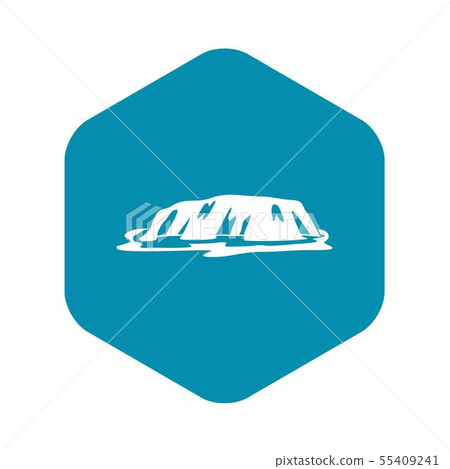 Cliff icon, simple style-插圖素材 [55409241] - PIXTA圖庫