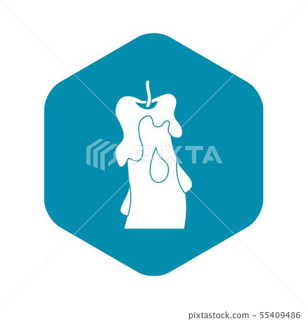 Candle icon, simple style Candle icon, simple style 55409486