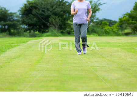 Senior Walking Senior Walking 55410645