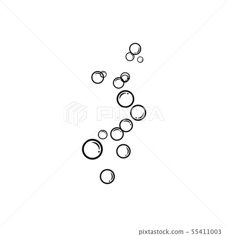 Bubble water vector illustration Bubble water vector illustration 55411003