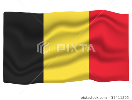 Belgium Flag Icon. National Flag Banner. Cartoon 55411265