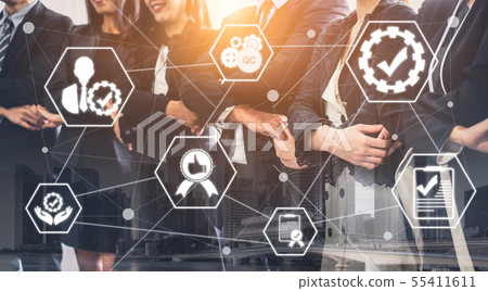 QA Quality Assurance and Quality Control Concept. 55411611