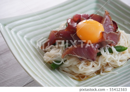 "Some noodles with pickle" "Some noodles with pickle" 55412383