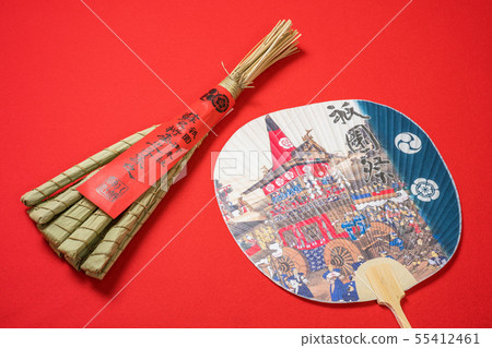 京都祗園節Chimaki和Uchiwa 55412461