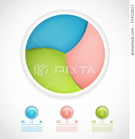 Vector infographic design template. Vector infographic design template. 55412617