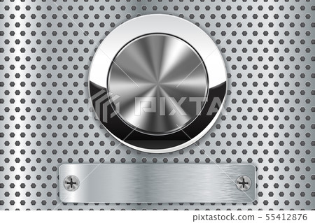 Metal perforated texture with button 55412876
