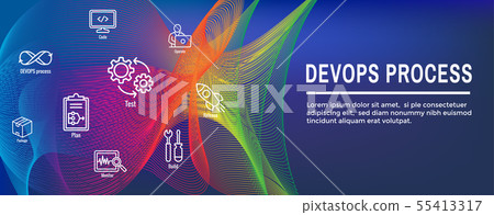 DevOps Icon Set - Dev Ops Web Header Banner DevOps Icon Set - Dev Ops Web Header Banner 55413317