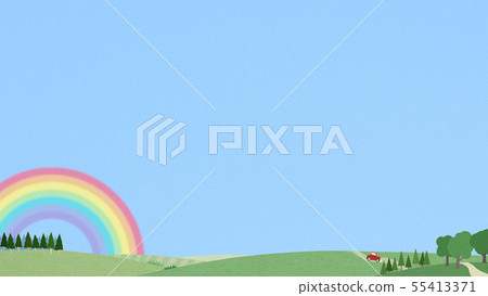 Background-Sky-Rainbow-Landscape 55413371