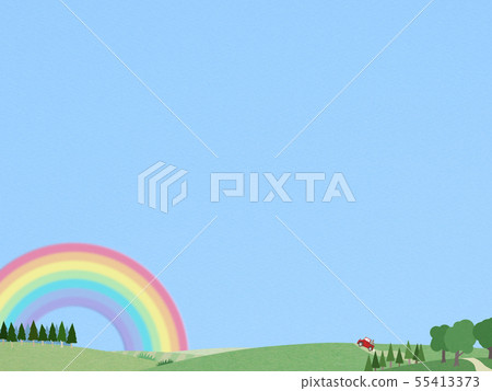 背景 - 天空 - 彩虹 - 景觀 55413373