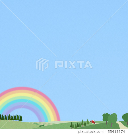 Background-Sky-Rainbow-Landscape 55413374