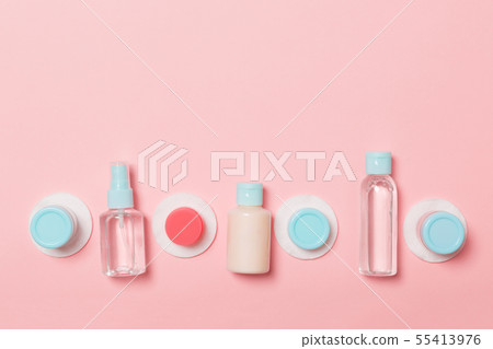 Top view of means for face care Top view of means for face care 55413976