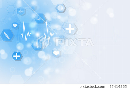 Bright blue Medicine background 55414265