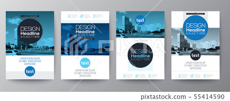 collection of poster flyer brochure cover layout 55414590