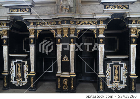 kutna hora dome saint barbara church interior view 55415266