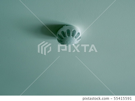 Smoke detector alarm closeup Smoke detector alarm closeup 55415591