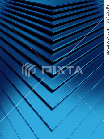 The abstract blue metal pattern background. The abstract blue metal pattern background. 55415698
