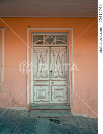 Old doors in Signaghi town.Georgia 55415749
