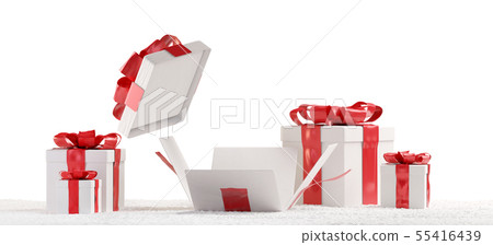 presents for Christmas with opened christmas 55416439