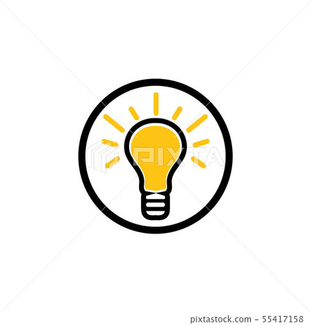 light bulb symbol vector design illustrations 55417158