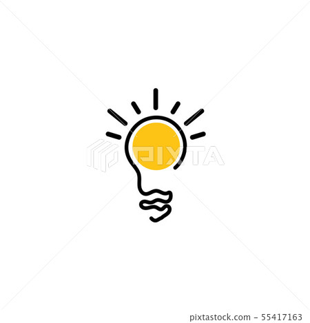 light bulb symbol vector design illustrations 55417163