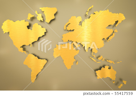 golden world map golden world map 55417559