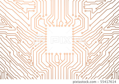 empty square on circuit board empty square on circuit board 55417614