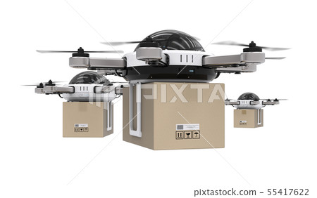 delivery drone flying delivery drone flying 55417622