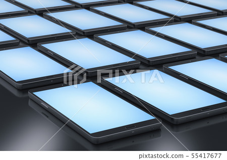 blank blue screen mobile phones blank blue screen mobile phones 55417677
