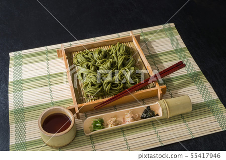 Newly made soba Newly made raw soba Japanese foods 55417946