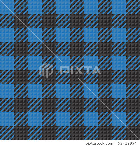Vector seamless texture with vichy cage ornament. Vector seamless texture with vichy cage ornament. 55418954