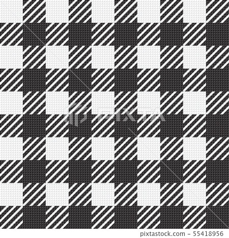 Vector seamless texture with vichy cage ornament. Vector seamless texture with vichy cage ornament. 55418956