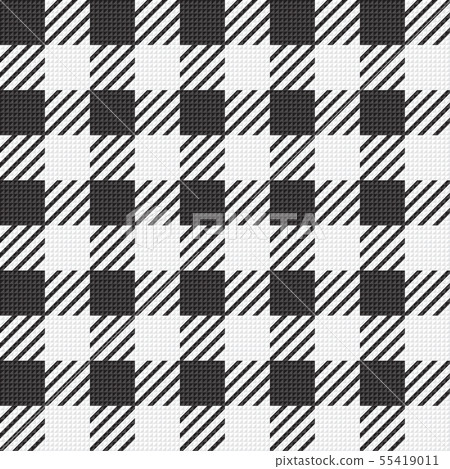 Vector seamless texture with vichy cage ornament. Vector seamless texture with vichy cage ornament. 55419011