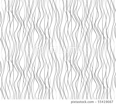 Vector seamless pattern with wavy drawn lines on a - Stock Illustration ...