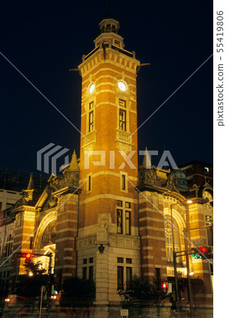 Yokohama Opening Port Memorial at night 55419806