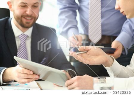 Happy business people Happy business people 55420826