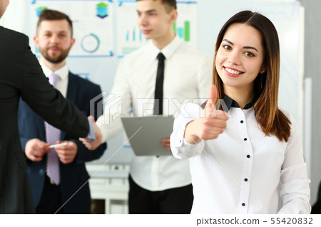 Pretty female in office Pretty female in office 55420832