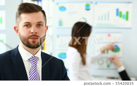 Smart manager in office Smart manager in office 55420835