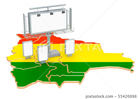 Advertising Business in Bolivia concept Advertising Business in Bolivia concept 55420898