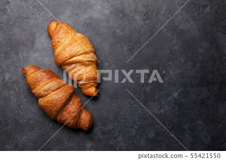 Fresh croissants 55421550