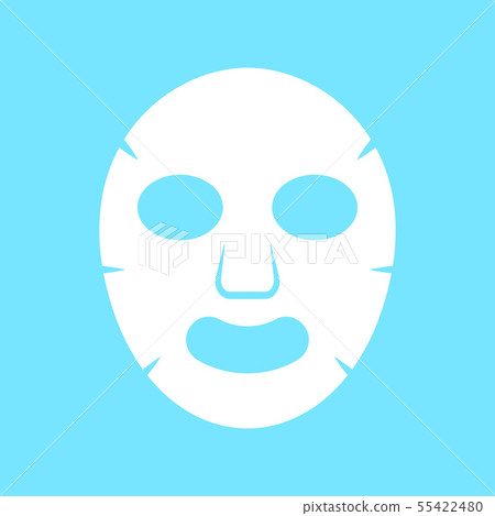 Facial mask flat icon. Medicine Facial mask flat icon. Medicine 55422480